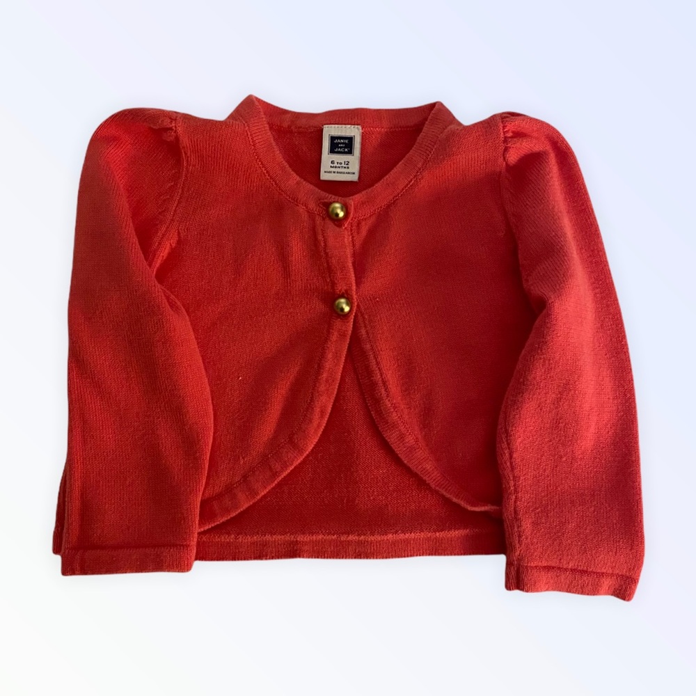 Janie and Jack Pink cardigan
